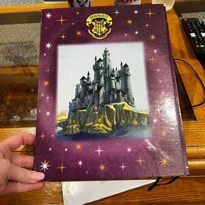Vintage 2001 Warner Bros Harry Potter Padfolio Notebook